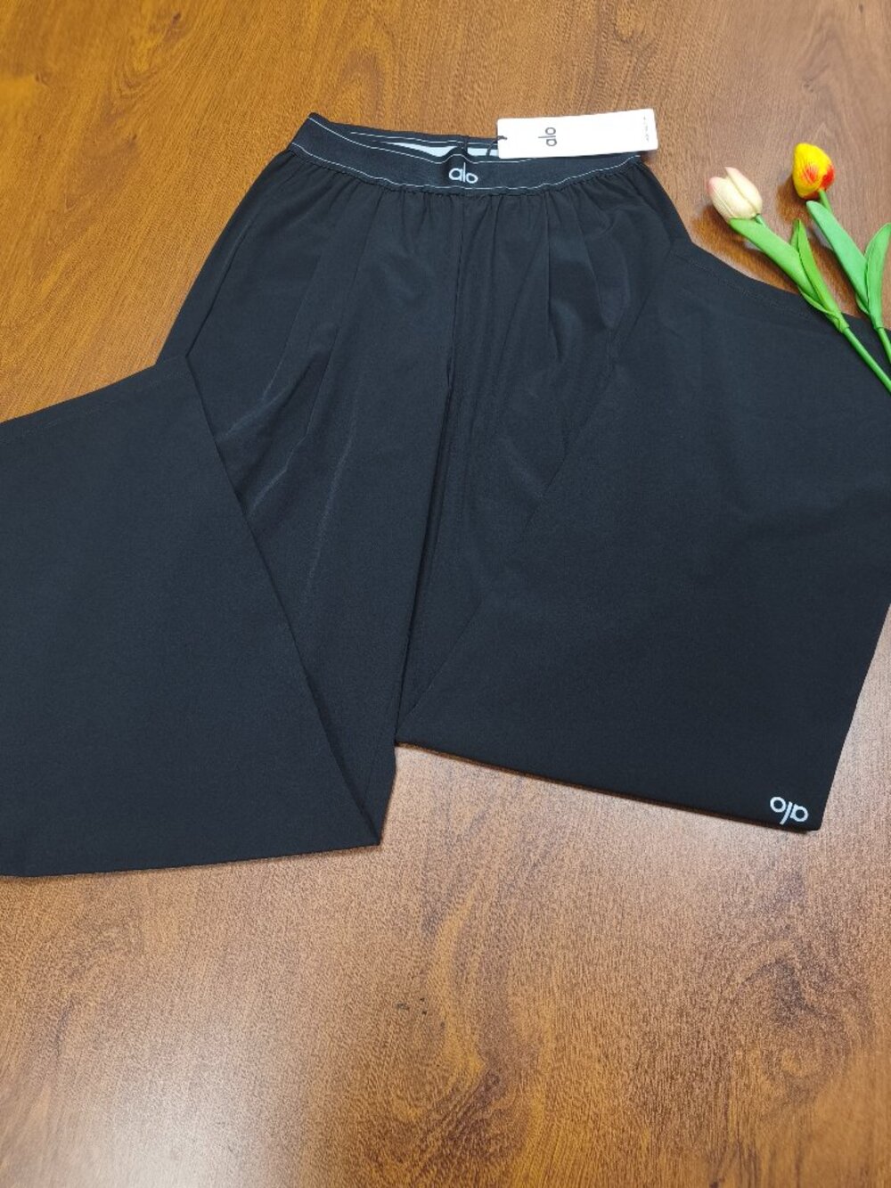 Alo Yoga New💖Black Casual Trouser 30" Inseam (Regular) - Cool Girl Pants👧🏻 - Picture 2 of 7